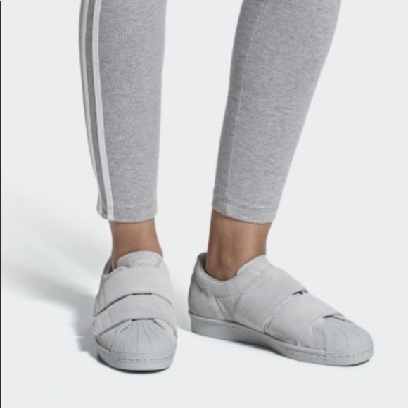 adidas superstar 80s grey suede